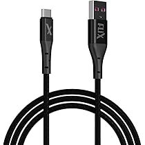 FLiX (Beetel RUSH 165 A to C upto 65W Power Max, Tough Braided 1M